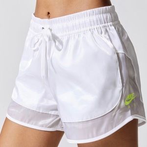 Nike Sportswear Air Sheen White Drawstring Shorts
